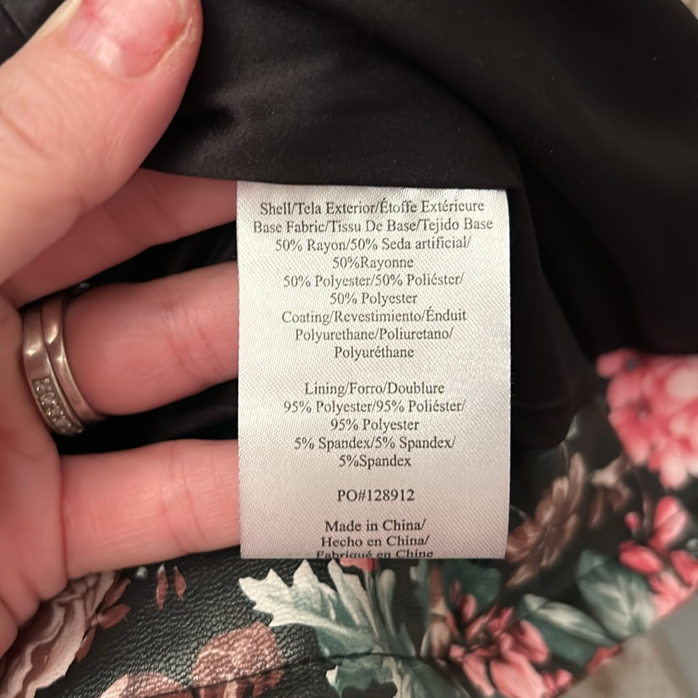 ModCloth Flower Print Moto Jacket - Picture 5 of 5